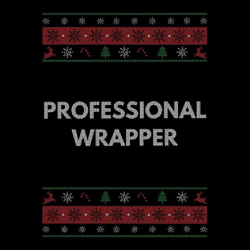 Professional Wrapper Christmas Pun Weihn