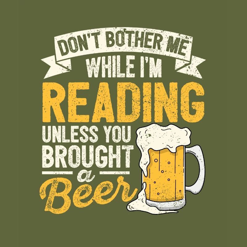 Don't bother me while reading beer lovers