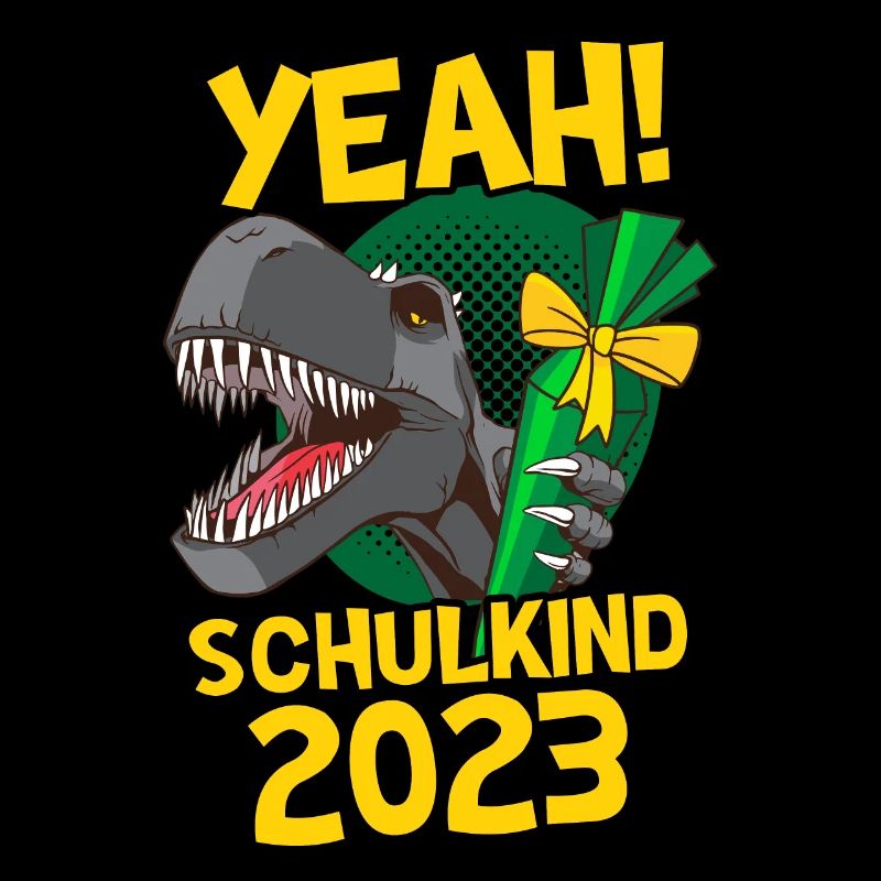 Yeah! Schulkind 2023 Dino Einschulung