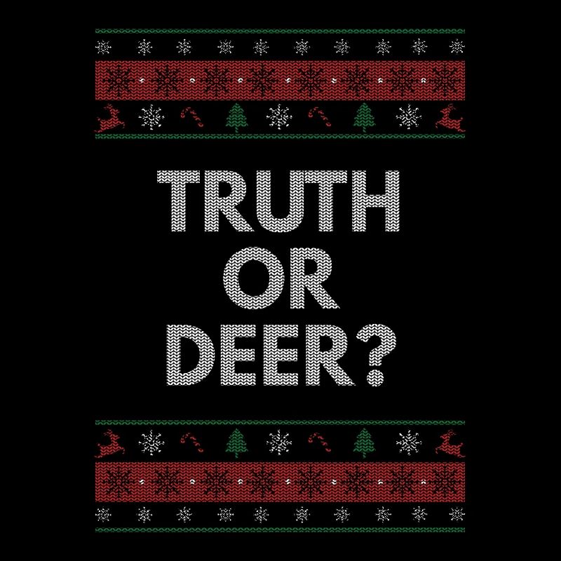 Wahrheit oder Hirsch Weihnachtswitz Weihnachten Wo