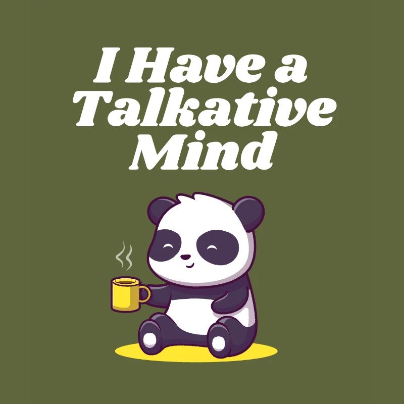I have a talkative mind introverted