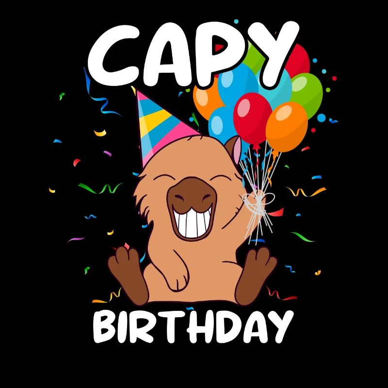Capy Birthday Wasserschwein Capybara
