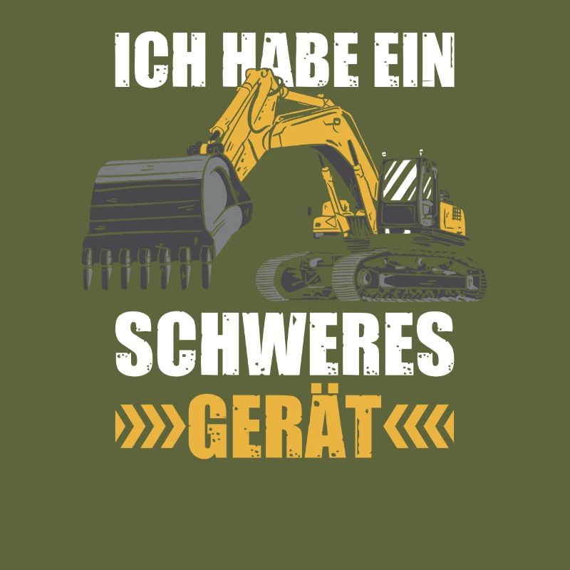 Schweres Gerät Baggerführer Baggerfahrer Bagger