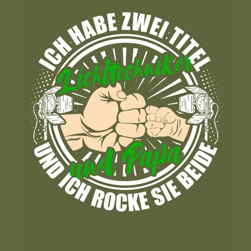 Papa und Lichttechniker Light-Crew Lichttechnik