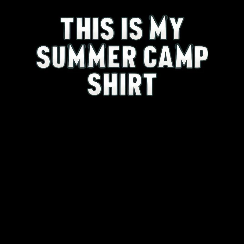 C’est ma chemise de camp d’été - parfaite pour le camp