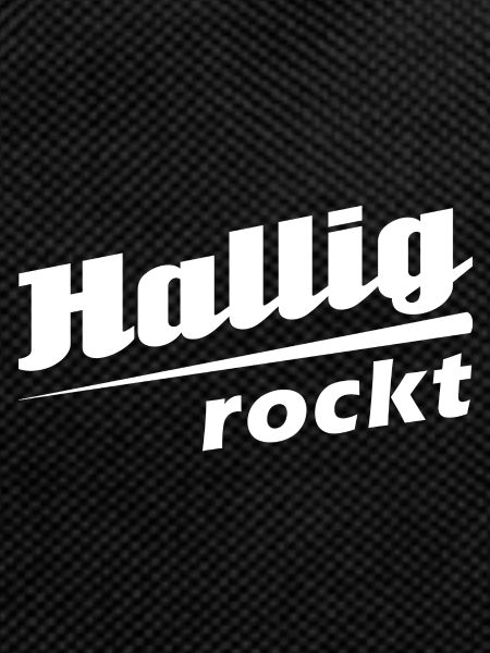 Hallig rockt - Textdesign mit Stadtnamen