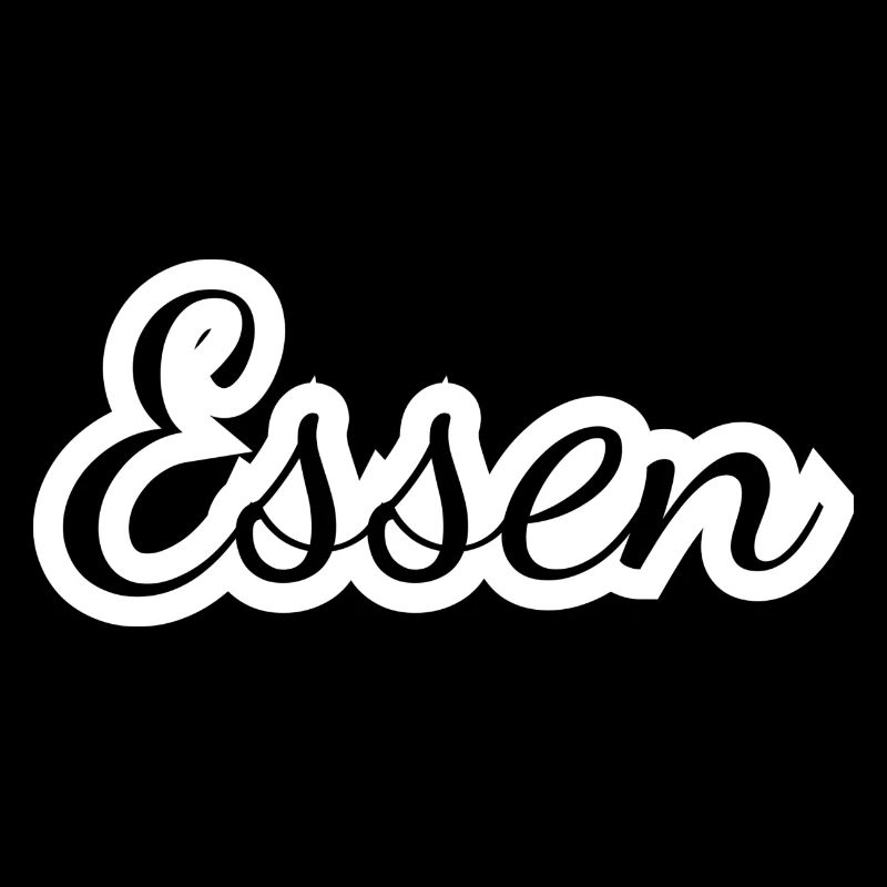 Essen - Textdesign mit Stadtnamen