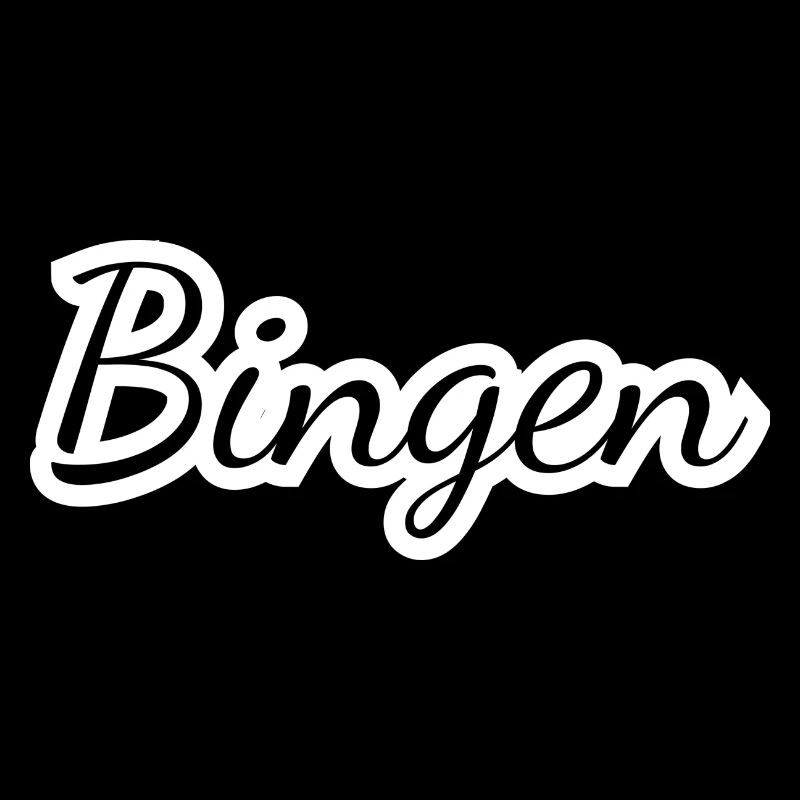 Bingen - Textdesign mit Stadtnamen
