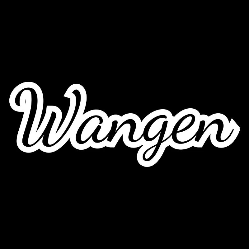 Wangen - Textdesign mit Stadtnamen