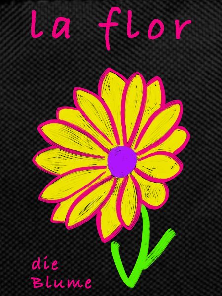 Die Blume auf Spanisch
