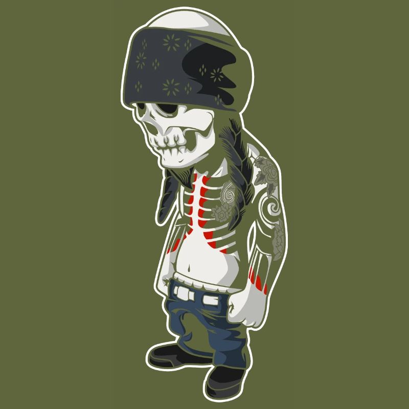 Skull Head Tattoo