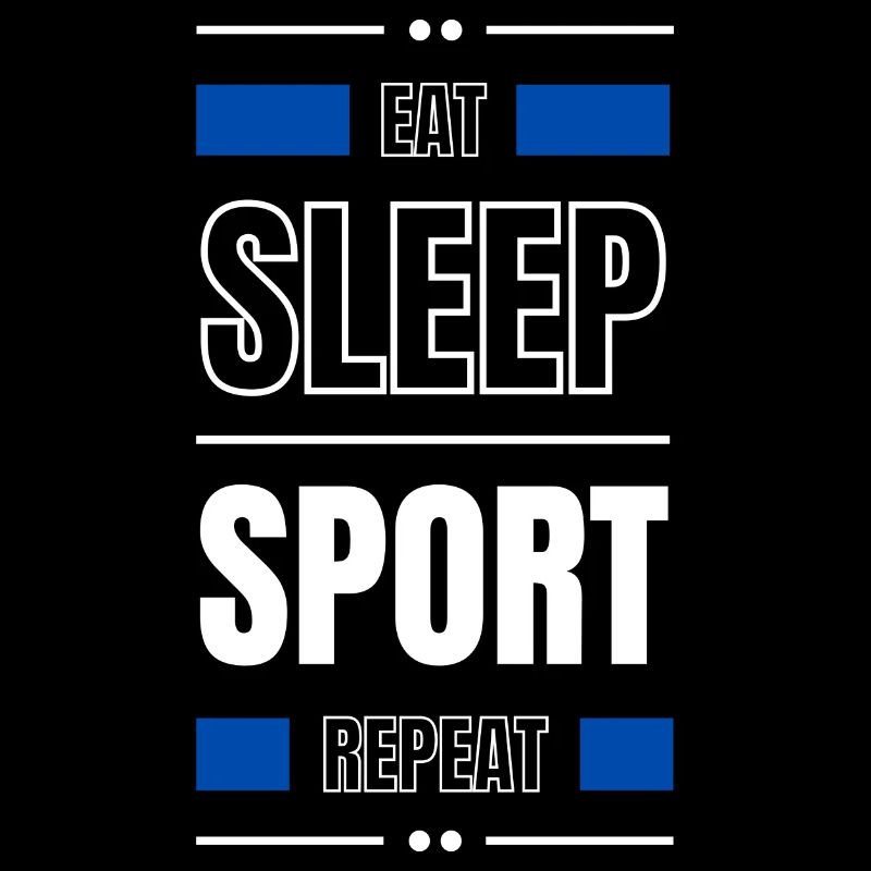 eat sleep sport repeat geschenk idee spruch gym