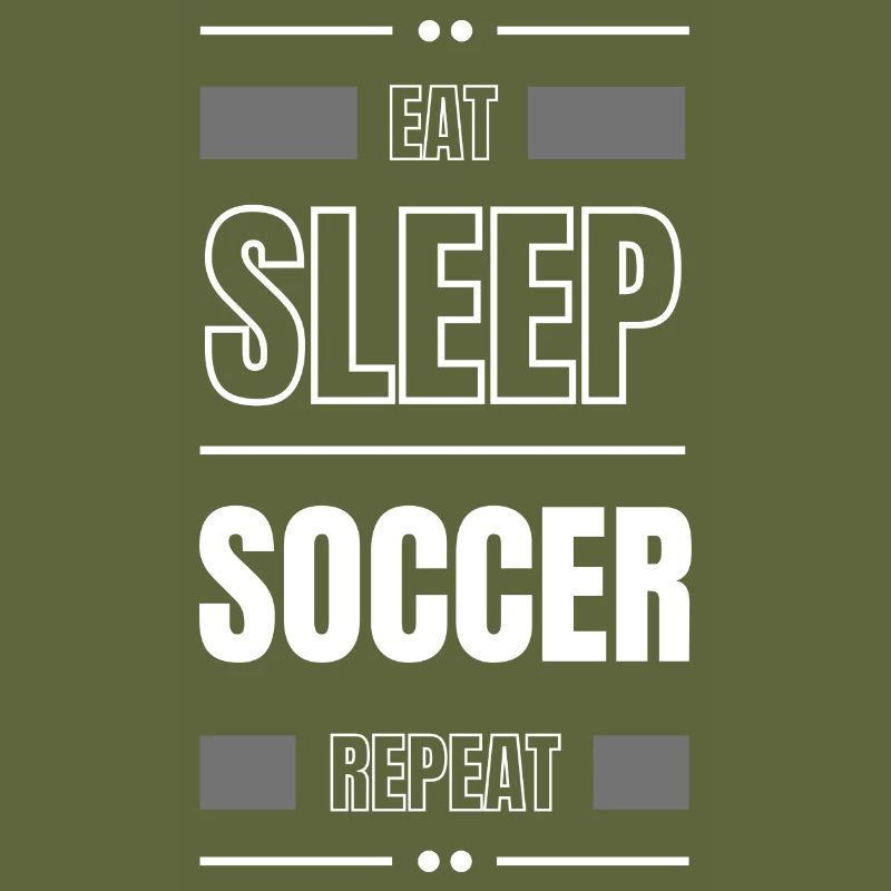 eat sleep soccer repeat geschenk idee spruch
