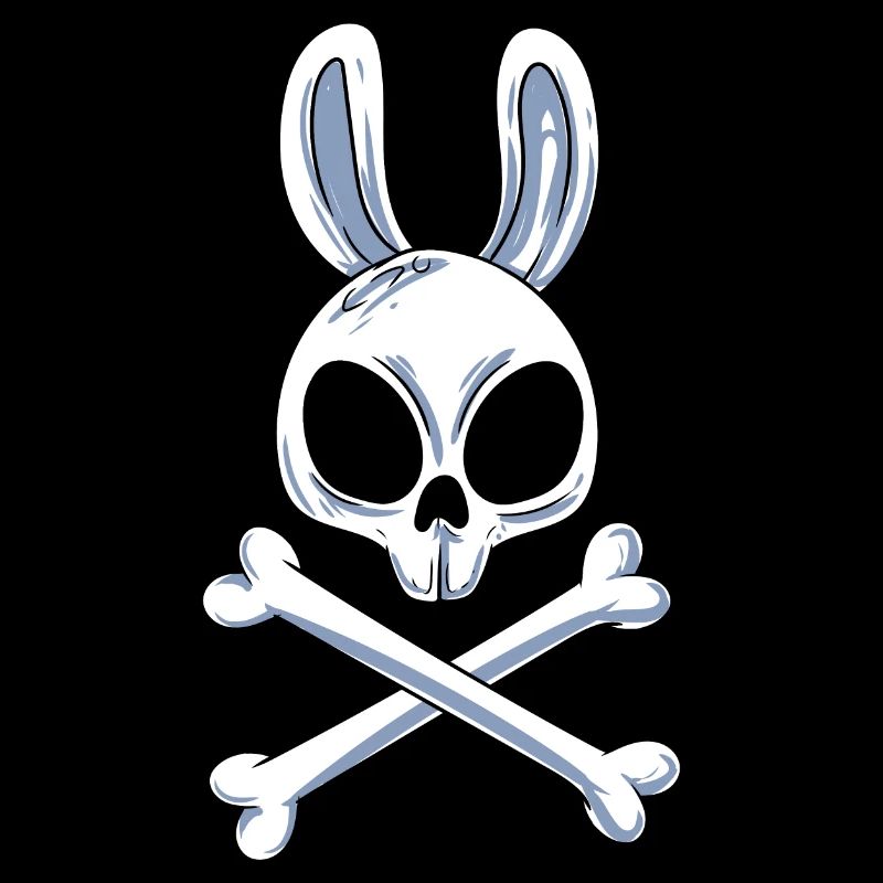 Skull with Big Ears Design