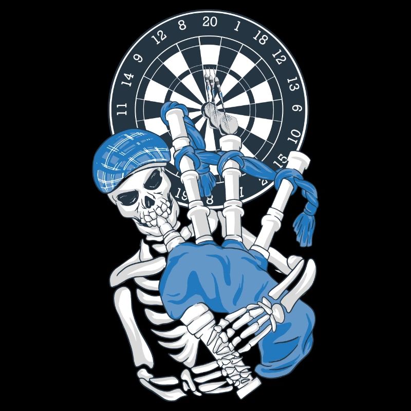 Scotland Bag Pipe Darts Player
