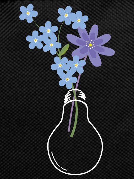 Light Bulb Flowers Bouquet Nature