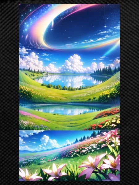 Landscape with 4 Areas