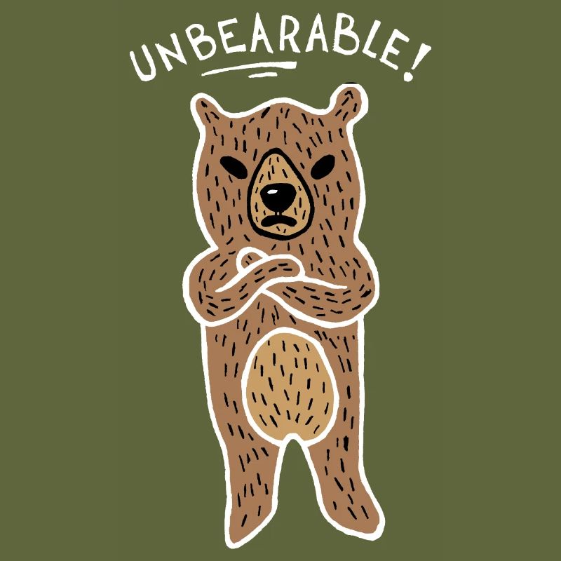 Ours insupportable (Blanc)