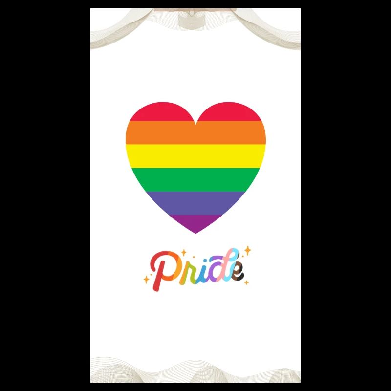 Pride Heart Design Print