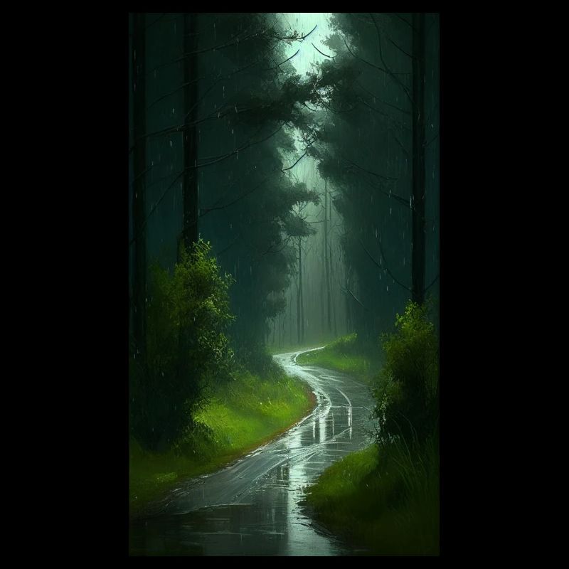 Peaceful forest