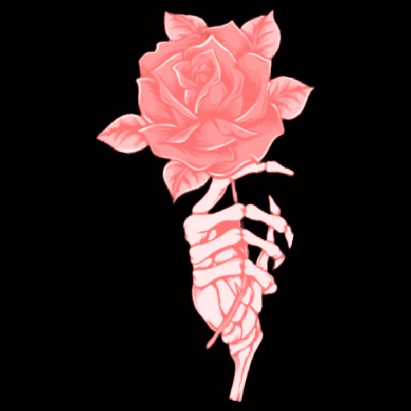 Skelett Rose