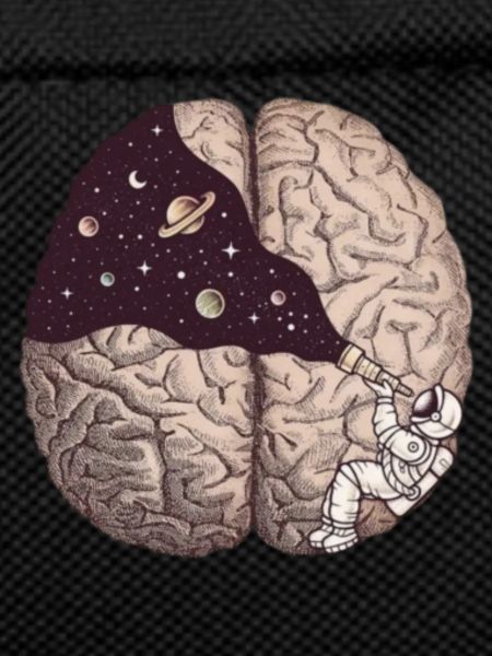 Dreaming Astronaut - Illustration dreams brain