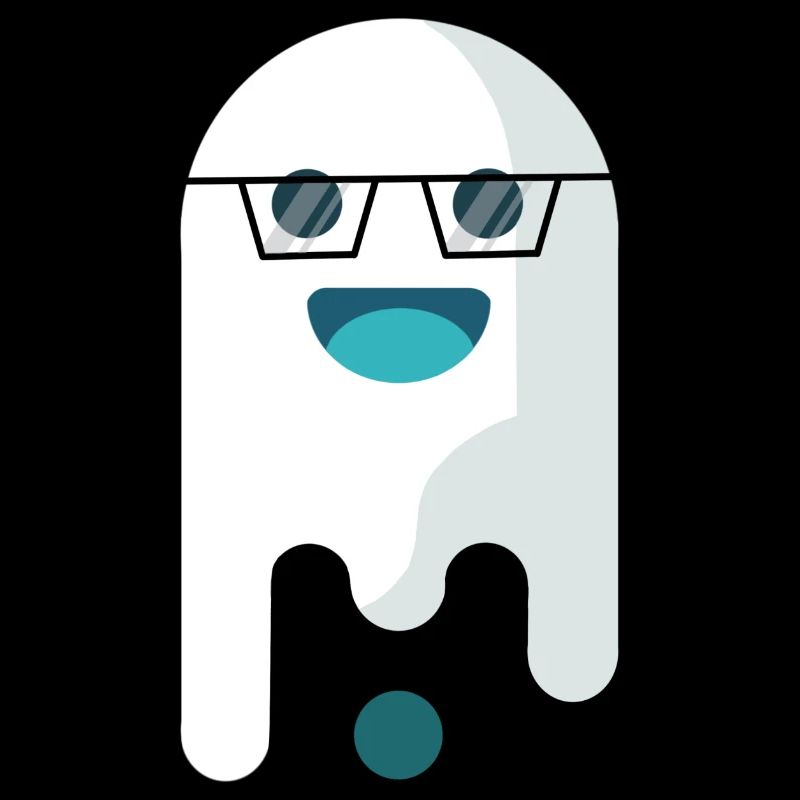 Ghosty with glasses