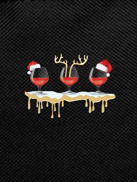 "Festive Spirits wine glasses