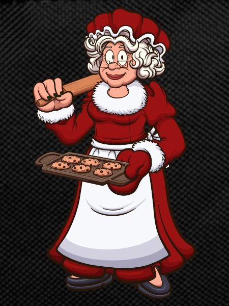 Mrs. Claus With Cookies