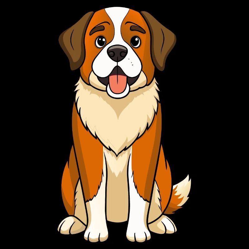 Gentle Expression Saint Bernard