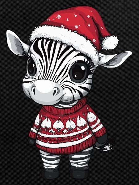 Zebra Christmas Comic