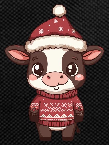 Cow Christmas Comic