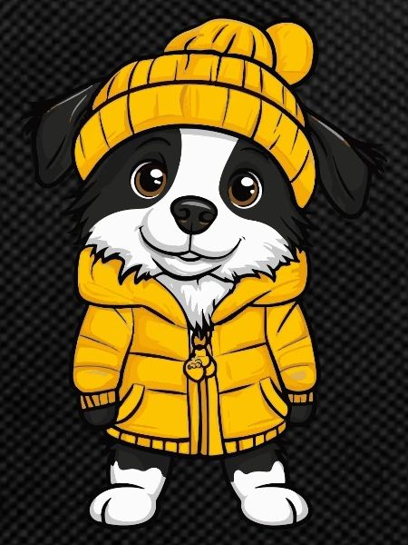 Border Collie Dog Winter