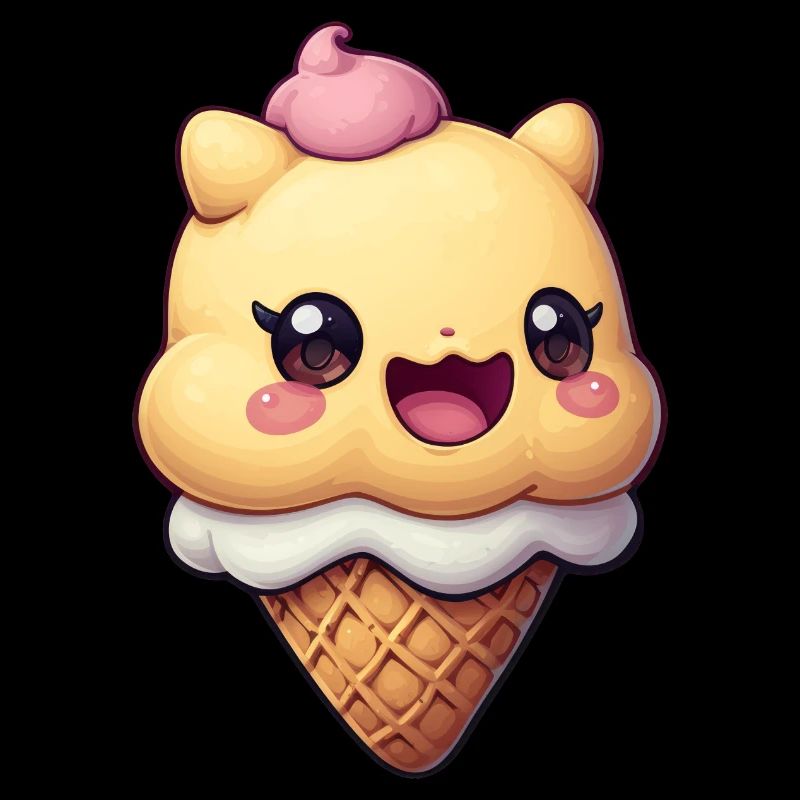 Smiling Ice Cream Creation