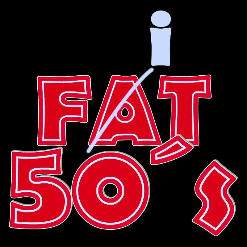 fat 50s red lightblue