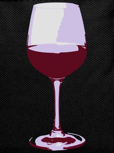 glass of wine