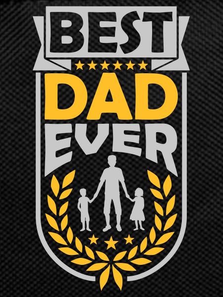 Best Dad Ever Laurel Wreath