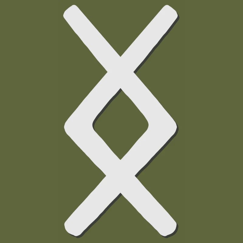 Futhark Runic Alphabet Inguz