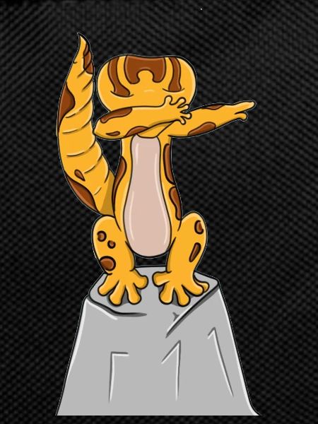 Leopard Gecko Dabbing