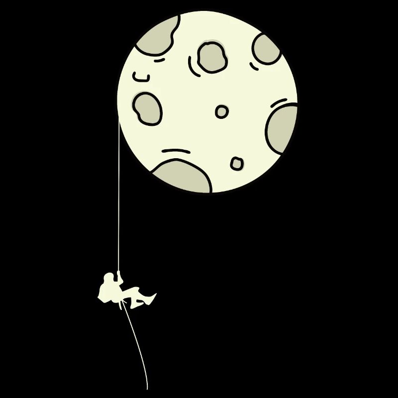 Moon Climber Climbing The Moon