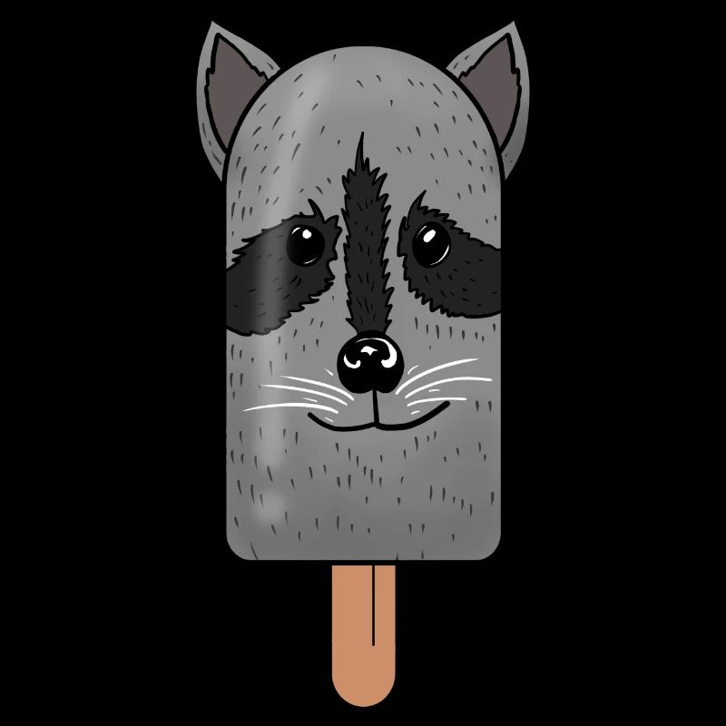 Raccoon Head Popsicle