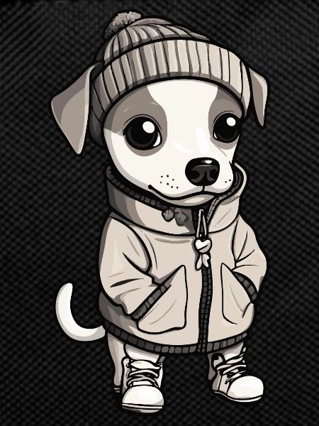 Whippet Hund Stylisch