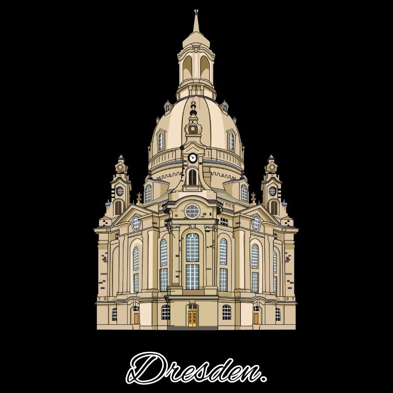 Frauenkirche // Dresden // Illustration
