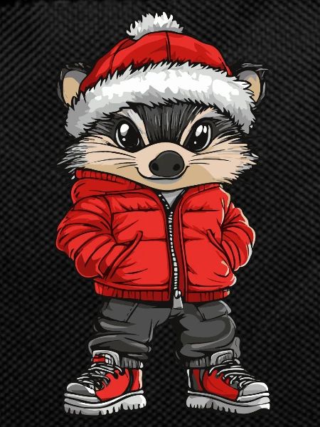 Hérisson Mode Hiver