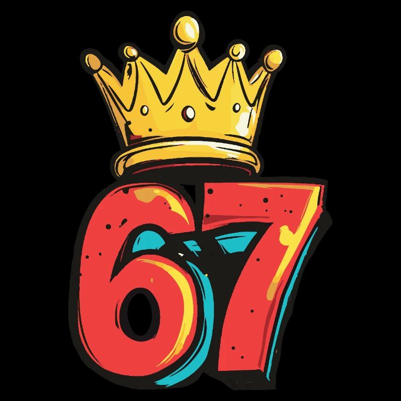 67 Zahl Krone