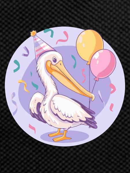 Pelican Bird Birthday Baby