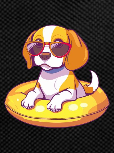 Beagle Dog Comic Cool