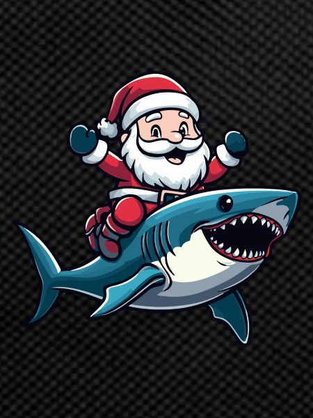 Shark Santa Claus