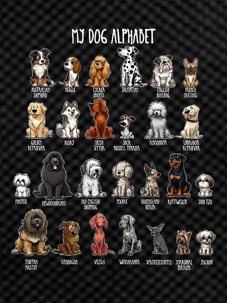 Dog alphabet
