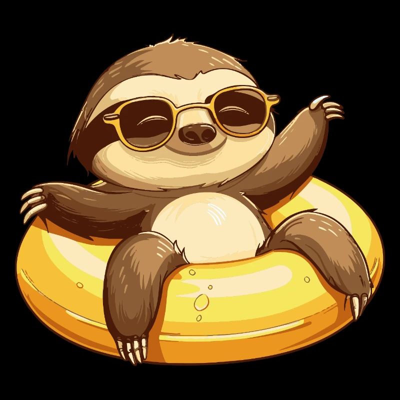 Sloth Comic Cool